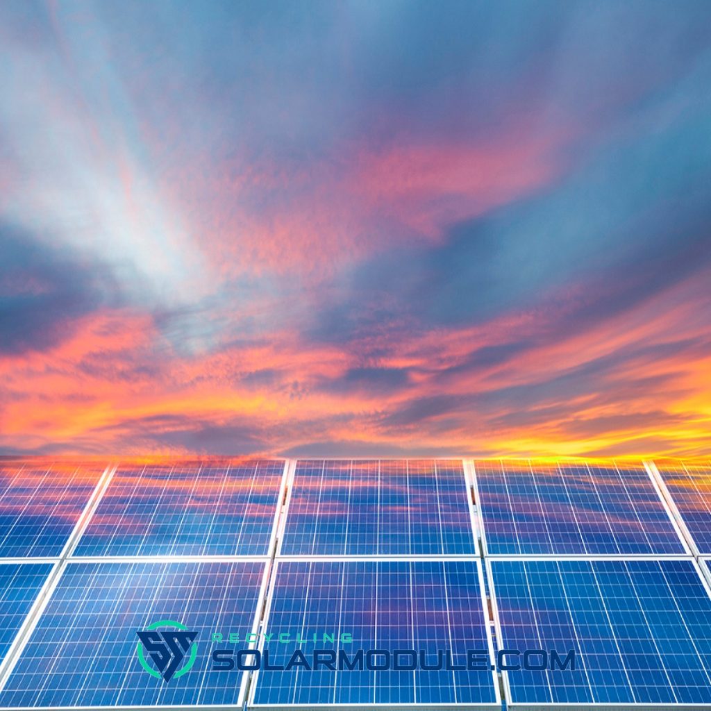 Scrap PV Solar Panel Modules Processing Facility Service